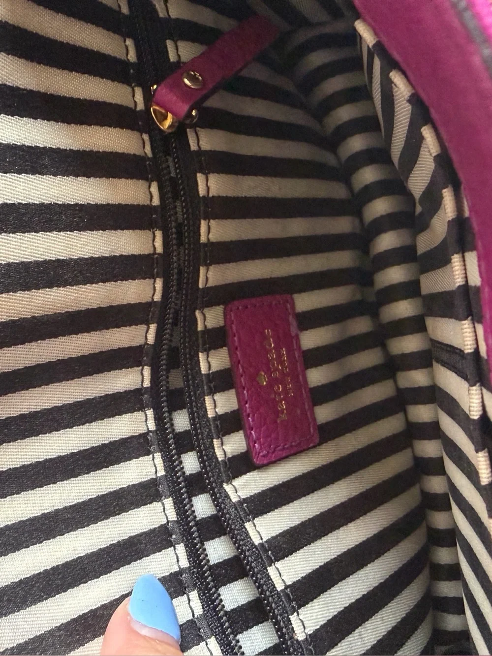 kate spade pebbled leather